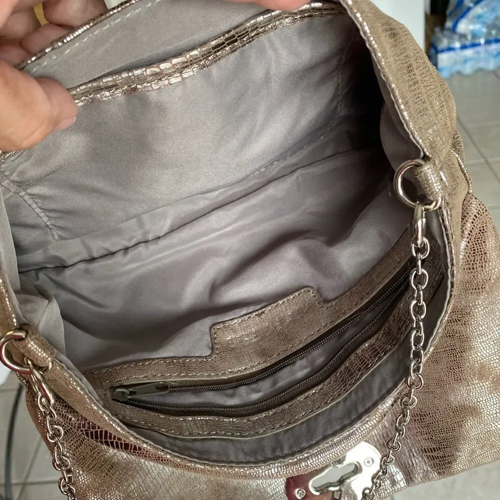 The limited Metallic Reptile Embossed Purse - Picture 4 of 6